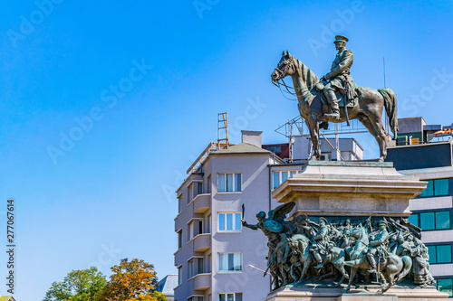 Monument of tsar Osvoboditel in Sofia, Bulgaria photo