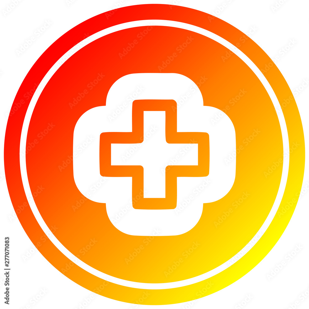 addition symbol circular in hot gradient spectrum addition symbol circular in hot gradient spectrum