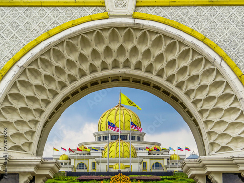 KUALA LUMPUR, MALAYSIA - JANUARY 10, 2015 - View of the Istana Negara, Royal Palace. photo