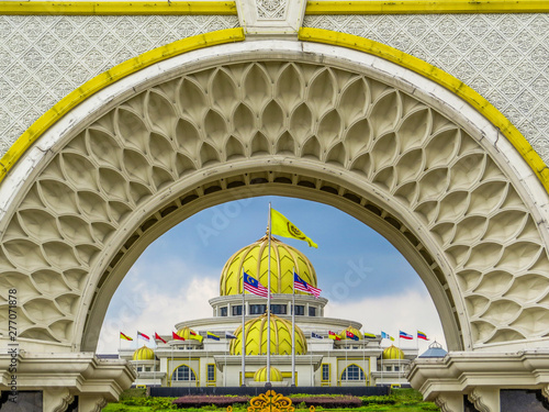 Photography KUALA LUMPUR, MALAYSIA - JANUARY 10, 2015 - View of the Istana Negara, Royal Palace