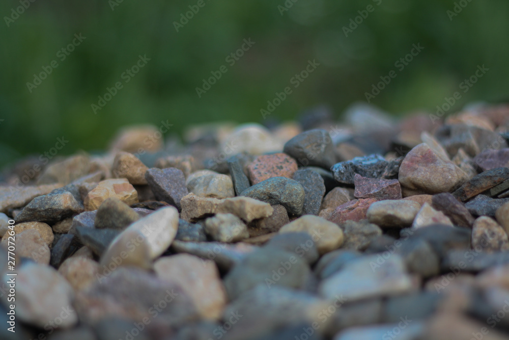 Stones of different shades on a blurred background Stones of different shades on a blurred background
