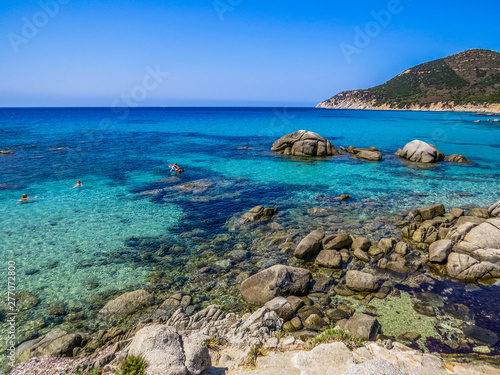 Fototapeta Naklejka Na Ścianę i Meble -  Amazing Beach in Costa Rei, Sardinia, Italy