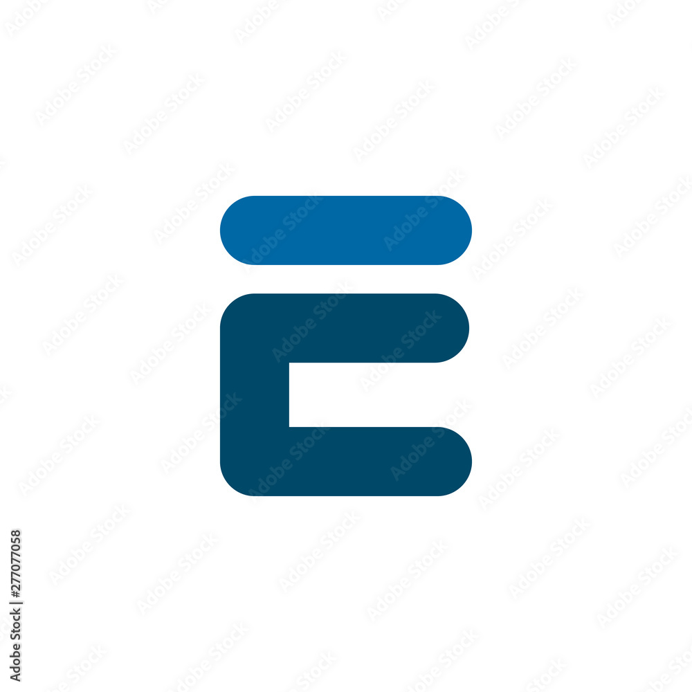 E letter initial logo design template E letter initial logo design template