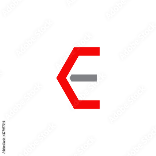 Free Download E letter initial logo design template - GFXLoad