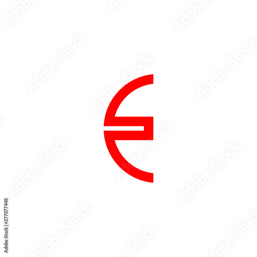 Free Download E letter initial logo design template - GFXLoad
