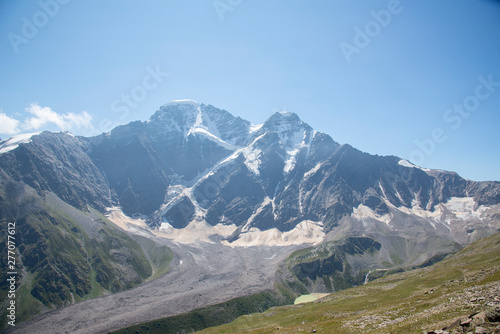Mount Donguz-Orun, glacier Seven. Elbrus, Caucasus