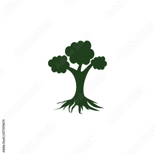 Tree logo design inspiration vector template