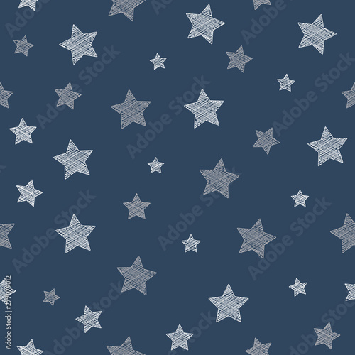 Seamless pattern with stars - background for Carnival Party. Vector.