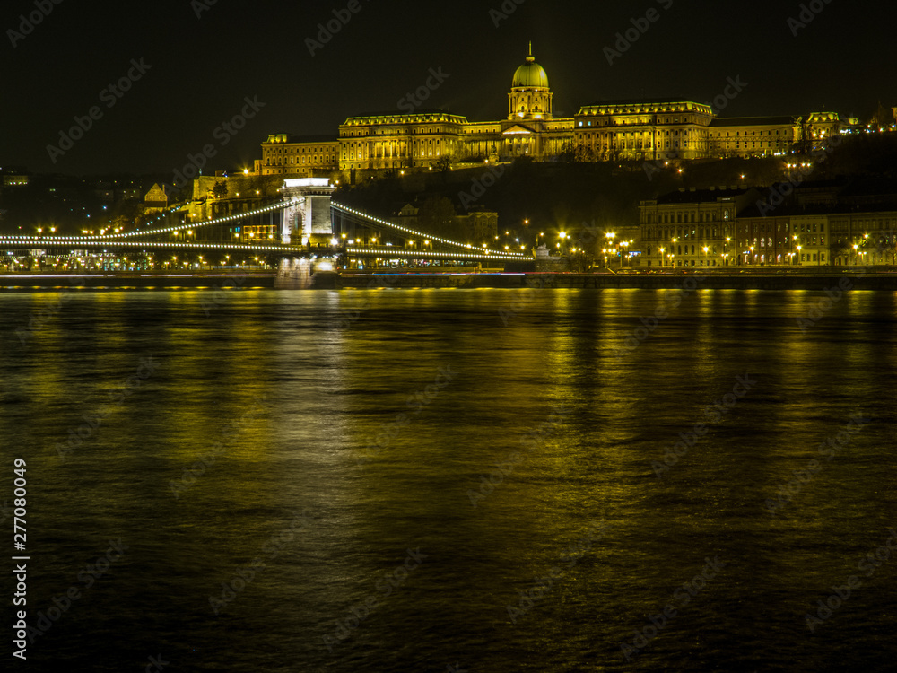 Amazing night view of Budapest, Hungary