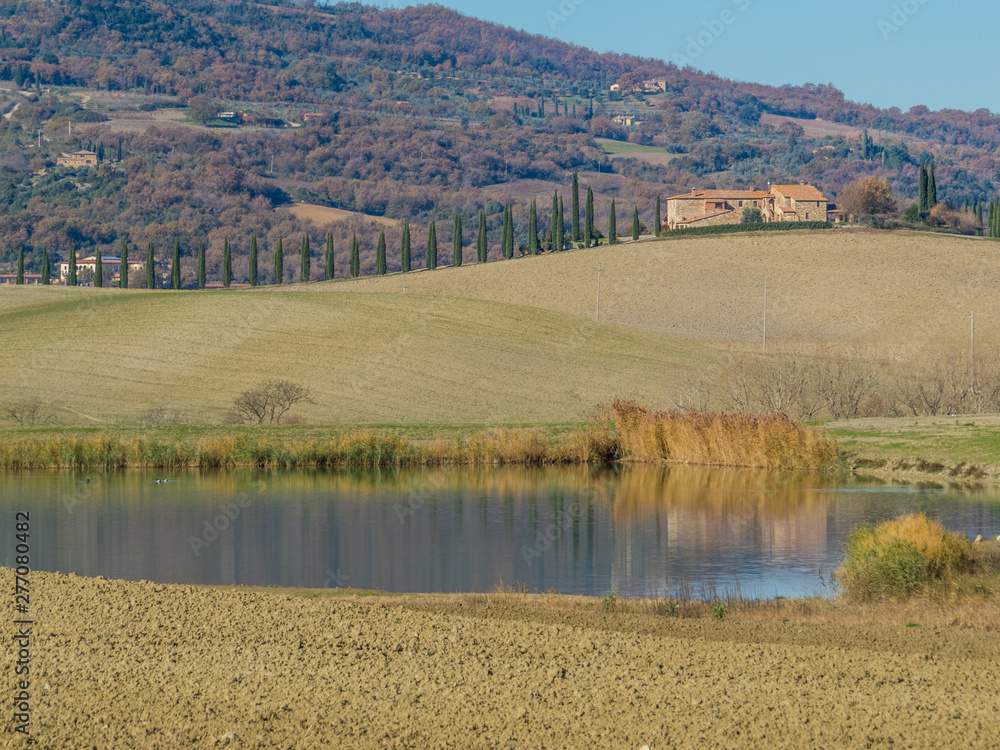 Amazing landscape in Val d'Orcia, Tuscany, Italy