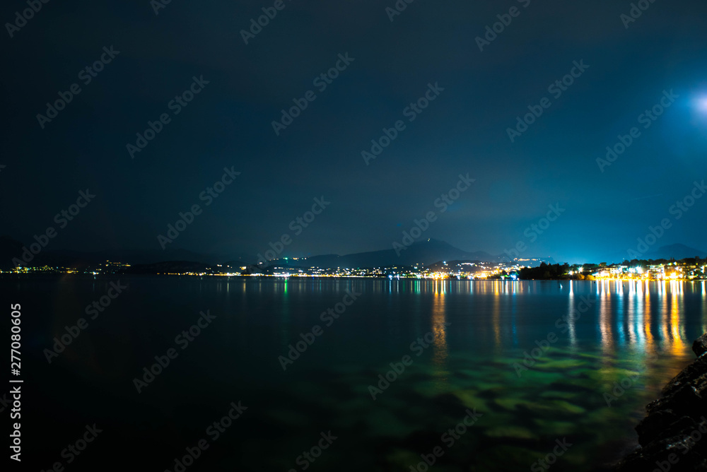 Lake of Garda by night