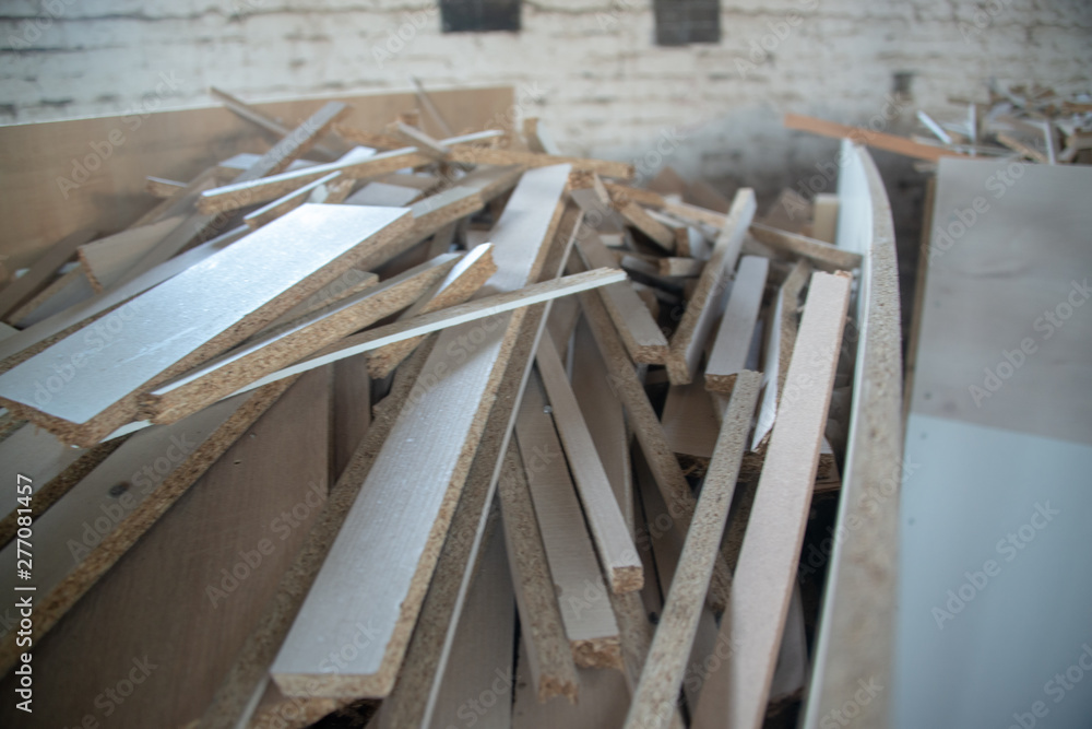 Taking photographs of wood plywood, used for making pellets Taking photographs of wood plywood, used for making pellets