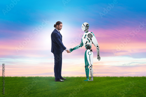 Concept of cooperation between humans and robots