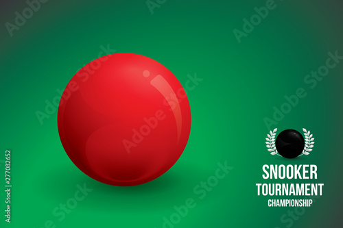 Vector of snooker background. Sports concept