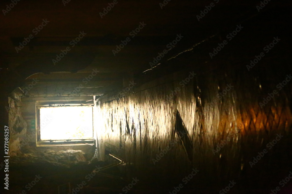 Fototapeta premium Old coastal artillery fort with large cannons