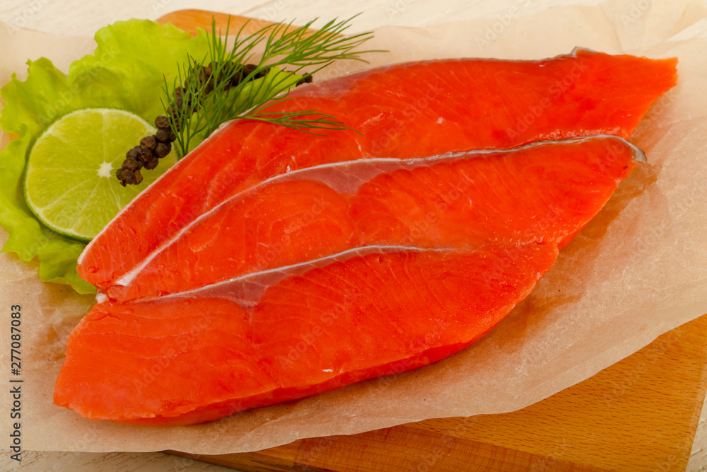 Salted salmon