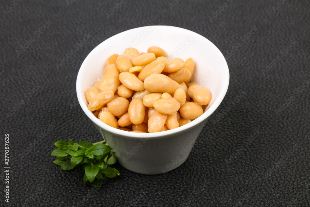Baked white bean