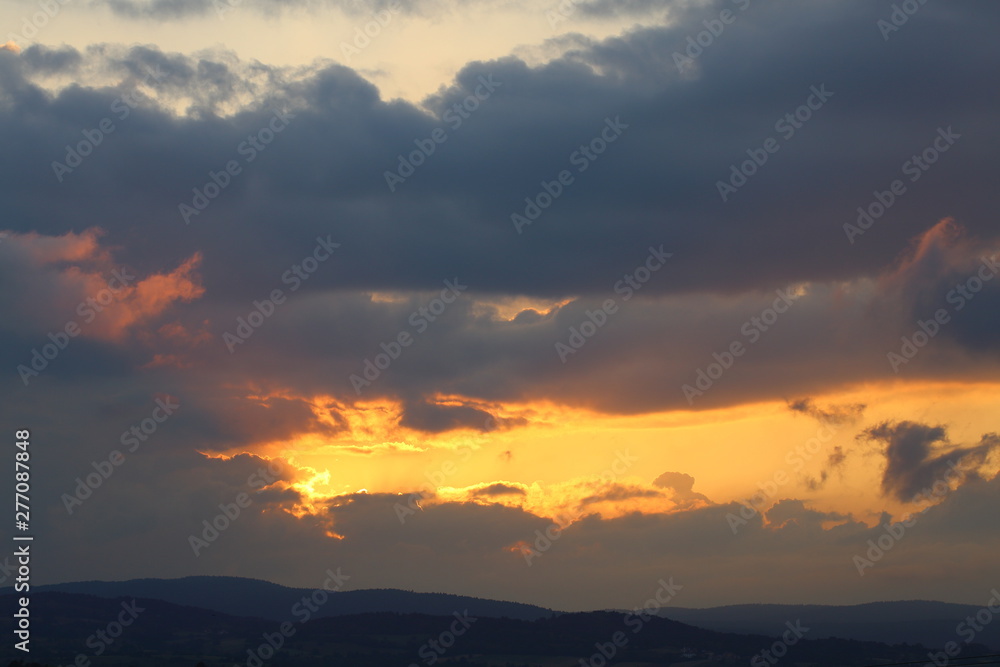 Obraz premium Sunset Sky Sun Cloud Landscape