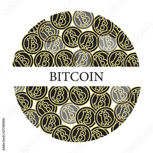 Bitcoins. Digital currency. Blockchain technology.