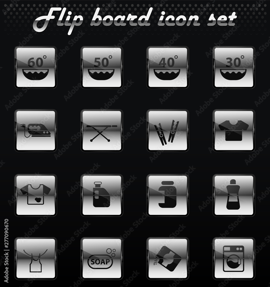 laundry icon set laundry icon set