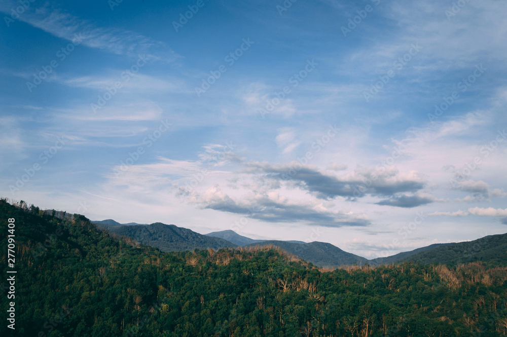 Obraz premium Mountain in the sky