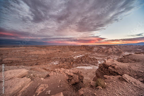 Sunset in the Atacama Desert