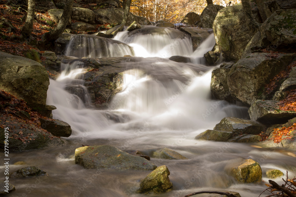 Fototapeta premium Mountain river in Montseny