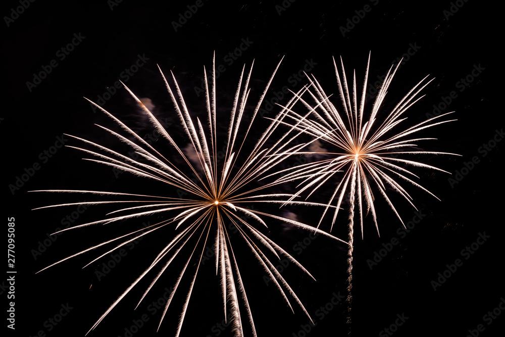 Amazing fireworks on the night of San Juan in Spain Amazing fireworks on the night of San Juan in Spain