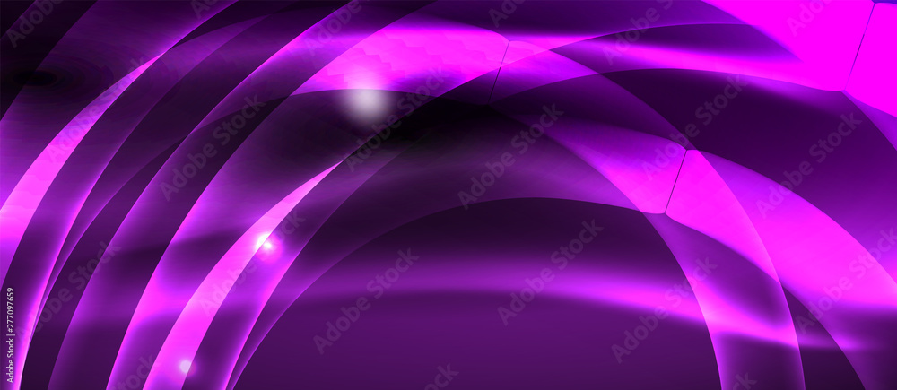 Neon light waves Neon light waves