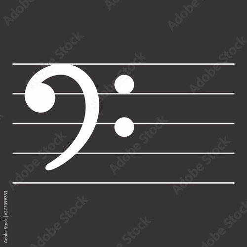 F Clef symbol