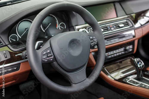 Interior of a modern luxury car © Christian