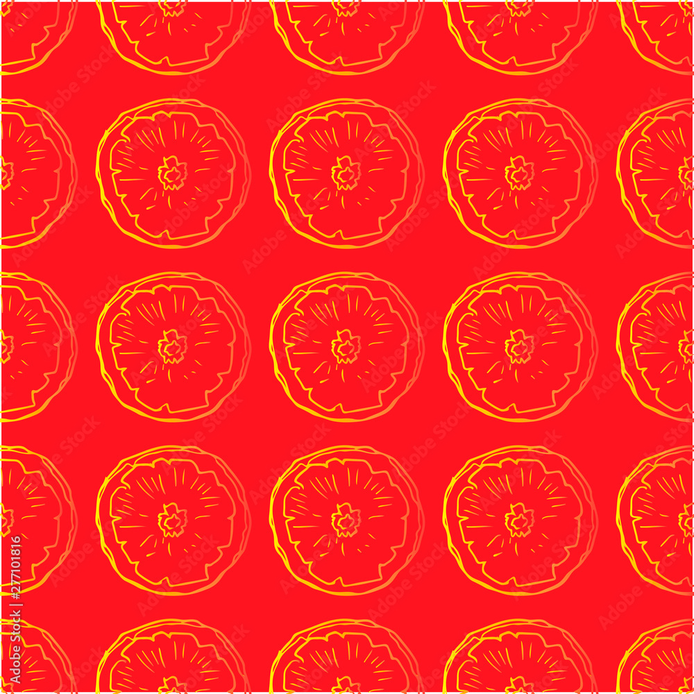 Oranges seamless pattern. Vector illustration. Oranges seamless pattern. Vector illustration.