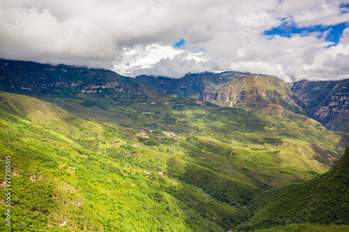 Valley near Catarata del Gocta waterfall, Peru photo