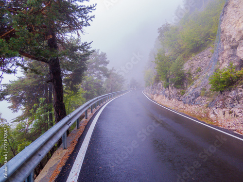 Road in the Dolomites, north Italy