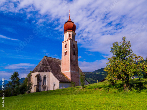 Church of Sant'Osvaldo (St. Oswald), Castelrotto (Kastelruth), Dolomites, north Italy