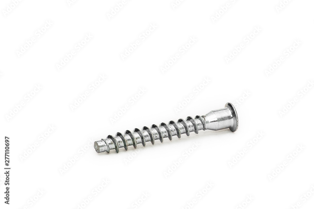 Screws still life large self tapping screws on white background. Screws still life large self tapping screws on white background.