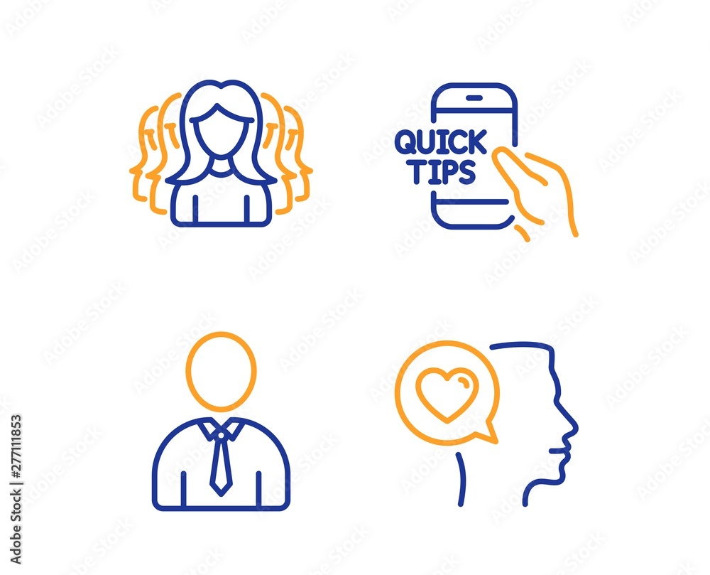Education, Women group and Human icons simple set. Romantic talk sign. Quick tips, Lady service, Person profile. Love chat. People set. Linear education icon. Colorful design set. Vector Education, Women group and Human icons simple set. Romantic talk sign. Quick tips, Lady service, Person profile. Love chat. People set. Linear education icon. Colorful design set. Vector