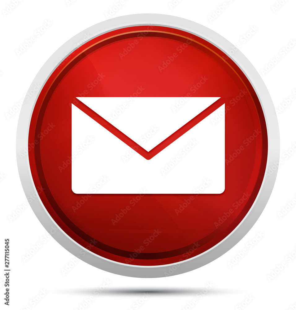 Email icon Promo Red Round Button Email icon Promo Red Round Button
