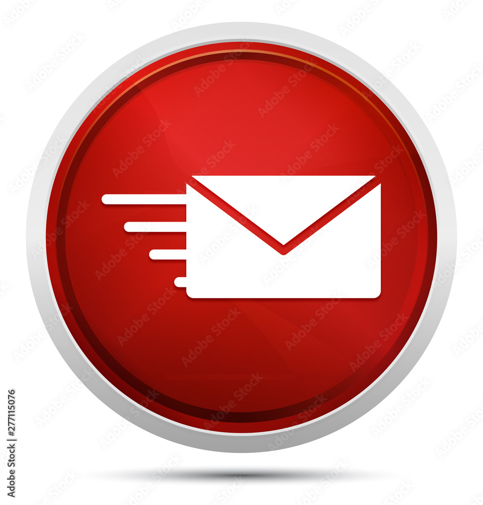 Email option icon Promo Red Round Button Email option icon Promo Red Round Button