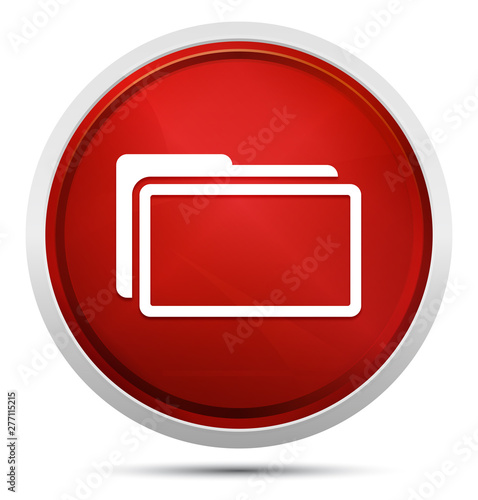 Free Download Folder icon Promo Red Round Button - GFXLoad