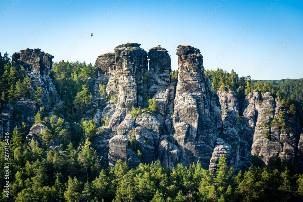Rock formation in Saxon Switzerland