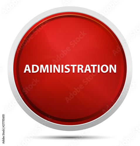 Administration Promo Red Round Button