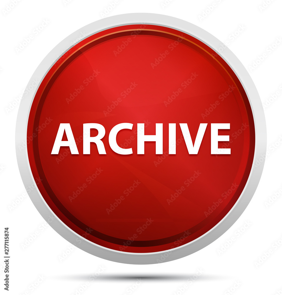 Archive Promo Red Round Button Archive Promo Red Round Button