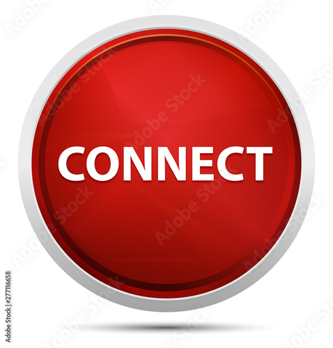 Connect Promo Red Round Button