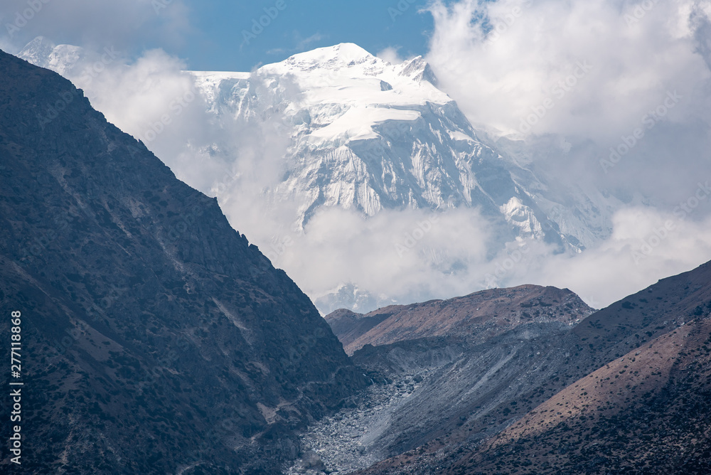 Mountainous landscape in Himalayas