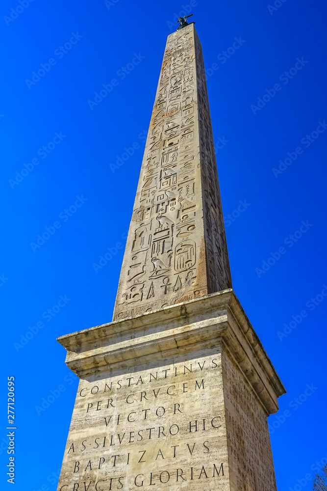 Egyptian Esquiino Obelisk Saint Maria Maggiore Church Rome Italy