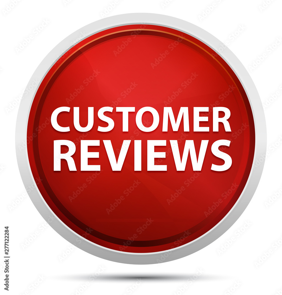 Customer Reviews Promo Red Round Button Customer Reviews Promo Red Round Button