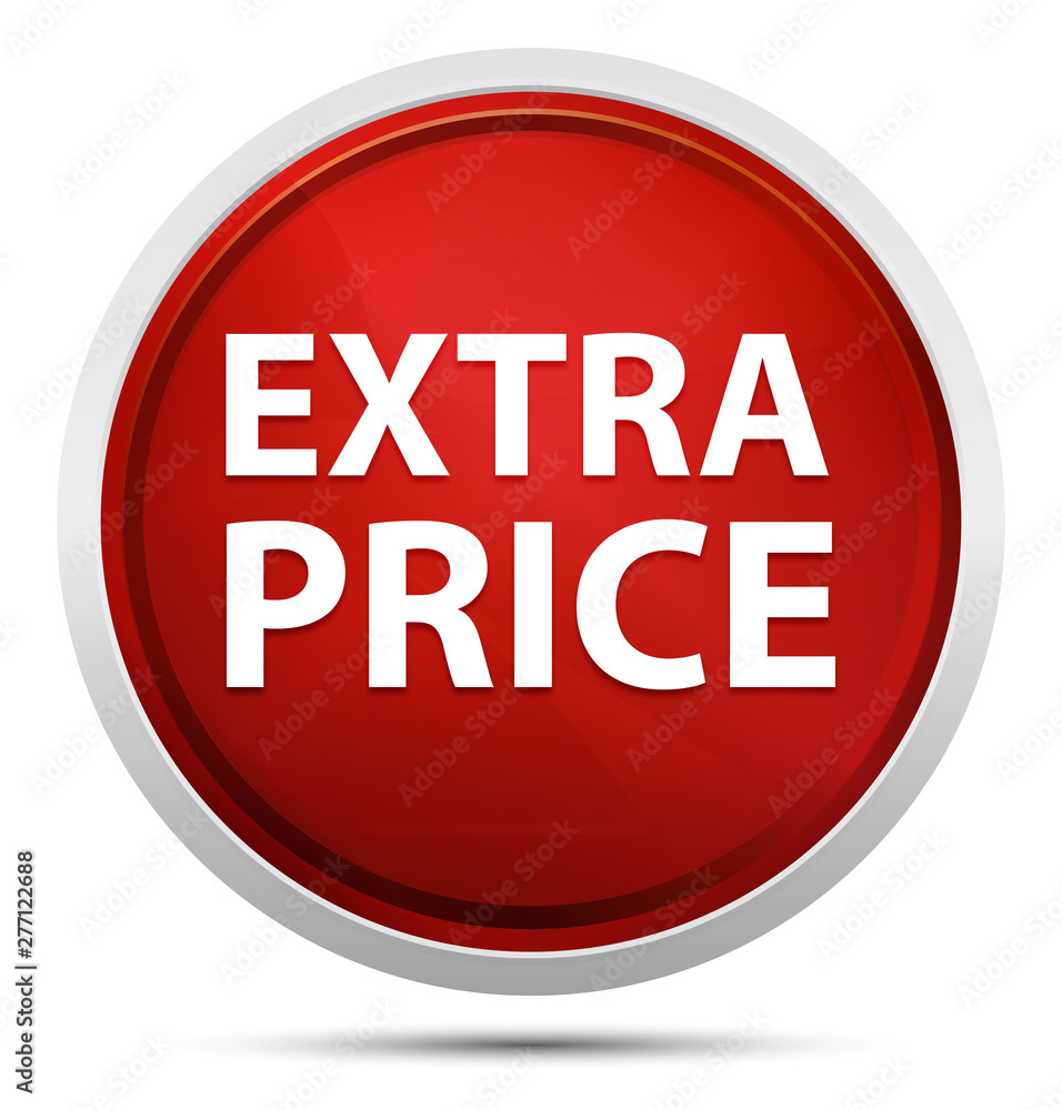 Extra Price Promo Red Round Button Extra Price Promo Red Round Button