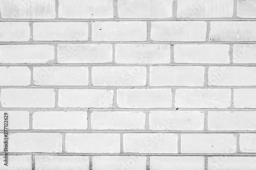Part of a white brick wall