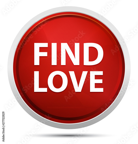 Free Download Find Love Promo Red Round Button - GFXLoad